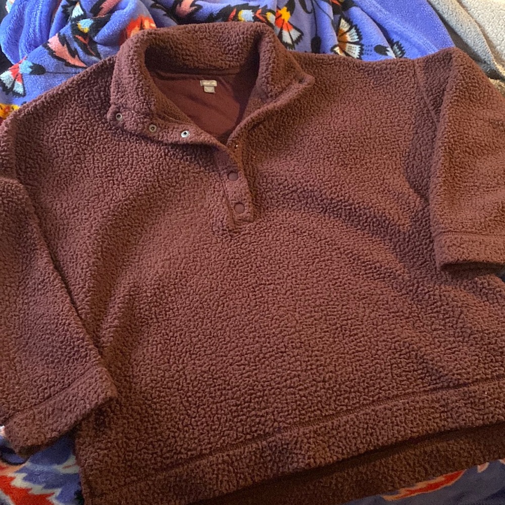 Aerie sherpa sweatshirt